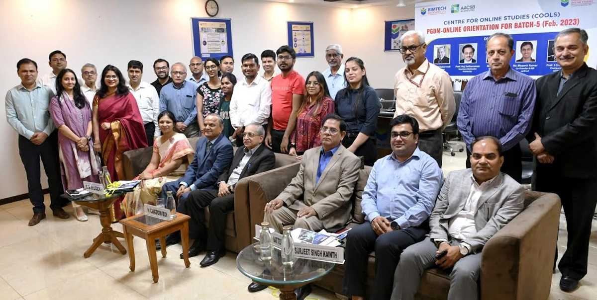 पीजीडीएम ऑनलाइन के नए बैच के लिए ओरिएंटेशन का हुआ आयोजन